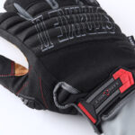 INXS KX-06A Impact Resistant Safety Mechanic Work Gloves, Synthetic Goatskin Palm, TPR Finger & EVA Foam Knuckle, Reinforced Forefinger & Thumb, Shockproof, Touchscreen - Image 7