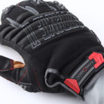 INXS KX-06B Impact Resistant Safety Mechanic Work Gloves, Synthetic Goatskin Palm, TPR Finger & XERO foam Knuckle, Reinforced Forefinger & Thumb, Shockproof & Anti-Vibration, Touchscreen - Image 6