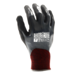 INXS KX-07 Full Coating Dual Nitrile Dipped Work Gloves, Flat Nitrile Knuckle, Granular Nitrile Palm, 13 Gauge, Abrasion Resistant, Oil/Water Resistant - Image 3