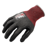 INXS KX-10 Abrasion Resistant General Work Gloves, Fusion PU/Nitrile Dipped Palm, 18 Gauge HPPE Shell, Secure Handling