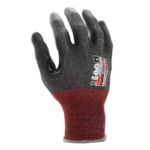 INXS KX-10 Abrasion Resistant General Work Gloves, Fusion PU/Nitrile Dipped Palm, 18 Gauge HPPE Shell, Secure Handling - Image 3