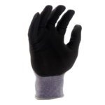 INXS KX-20 Breathable General Work Gloves, Micro Foam PU/Nitrile Dipped Palm, 15 Gauge Knitted Nylon Shell, Precision Handling - Image 4