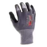 INXS KX-20 Breathable General Work Gloves, Micro Foam PU/Nitrile Dipped Palm, 15 Gauge Knitted Nylon Shell, Precision Handling - Image 3