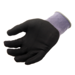 INXS KX-20 Breathable General Work Gloves, Micro Foam PU/Nitrile Dipped Palm, 15 Gauge Knitted Nylon Shell, Precision Handling - Image 2