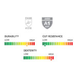 INXS KX-20 Breathable General Work Gloves, Micro Foam PU/Nitrile Dipped Palm, 15 Gauge Knitted Nylon Shell, Precision Handling - Image 7