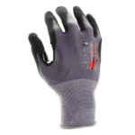 INXS KX-20A Breathable General Work Gloves, Micro Foam PU/Nitrile Dipped Palm, Reinforced Thumb, 15 Gauge Knitted Nylon Shell, Precision Handling - Image 3