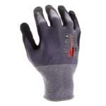 INXS KX-21 High Dexterity General Work Gloves with Dots, Micro Foam PU/Nitrile Dipped Palm, 15 Gauge Knitted Nylon Shell, Breathable - Image 3