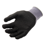 INXS KX-21 High Dexterity General Work Gloves with Dots, Micro Foam PU/Nitrile Dipped Palm, 15 Gauge Knitted Nylon Shell, Breathable - Image 2