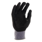 INXS KX-21A High Dexterity General Work Gloves with Dots, Reinforced Thumb, Micro Foam PU/Nitrile Dipped Palm, 15 Gauge Knitted Nylon Shell, Breathable - Image 4