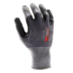INXS KX-30A General Work Gloves, Reinforced Thumb Crotch, Fusion PU/Nitrile Dipped Palm, 15 Gauge Nylon Shell, Secure Grip - Image 3