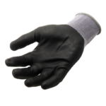 INXS KX-30A General Work Gloves, Reinforced Thumb Crotch, Fusion PU/Nitrile Dipped Palm, 15 Gauge Nylon Shell, Secure Grip - Image 2
