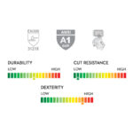 INXS KX-60 Precision Handling General Work Gloves, Polyurethane Palm Coating, 13 Gauge Polyester Shell, Superb Grip, Touchscreen, Lightweight - Image 7