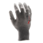 INXS KX-61 Precision Handling General Work Gloves, Polyurethane Palm Coating, 13 Gauge Polyester Shell, Superb Dry Grip, Lightweight - Image 3