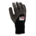 INXS KX-70 Protective Work Gloves, Winter Thermal Gloves, 3/4 Sandy Foam Latex Coating, 10 Gauge Acrylic/ Polyester Shell with Brushed Fleece Lining, Abrasion Resistant, Oil/Water Resistant - Image 4