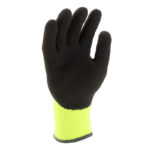 INXS KX-84V Cut Resistant Protective Work Gloves, Winter Thermal Gloves, 3/4 Sandy Foam Latex Coating, 10 Gauge Acrylic/ Polyester Shell with Brushed Fleece Lining, Abrasion Resistant, Light & Medium Cut Protection - Image 4