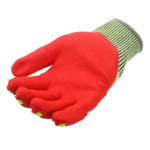 INXS KX-91 Cut & Impact Resistant Safety Work Gloves, Dual Sandy Nitrile Dipped Coating, TPR Full Finger & Knuckle, 13 Gauge Composite Knitted, Touchscreen, Mechanic Gloves - Image 2