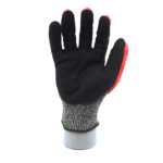 INXS KX-93 Cut & Impact Resistant Safety Work Gloves, Reinforced Thumb Crotch, Dual Sandy Nitrile Dipped Coating, TPR Full Finger & Knuckle, 13 Gauge Composite Knitted, Touchscreen, Adjustable Velcro Closure - Image 5