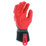 INXS KX-93A Cut & Impact Resistant Safety Work Gloves, Reinforced Forefinger & Thumb, Dual Sandy Nitrile Dipped Coating Palm with Foam Pad, Neoprene Cuff, TPR Full Finger & Knuckle, 13 Gauge Composite Knitted, Touchscreen - Image 4