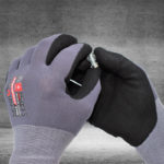 INXS N10530A Abrasion Resistant General Work Gloves, Sandy Nitrile Dipped Grip Palm, Nylon Liner, 15 Gauge Nylon Shell Liner, Precise Handling for Wet/Dry/Oily Apparatus - Image 5