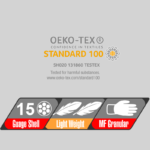 INXS N10580AD Abrasion Resistant General Work Gloves, Nitrile Micro-Foam Dotted Palm, Nylon Liner, 15 Gauge Nylon Shell Liner, Precise Handling for Wet/Dry/Oily Apparatus - Image 6