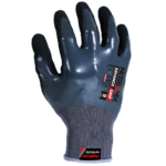 INXS N10584 Full Coating General Work Gloves, Flat Nitrile Knuckle, Nano Nitrile Oily Grip Palm, 13 Gauge Nylon Liner, Oil-Proof, Abrasion Resistant, Water Resistant - Image 3