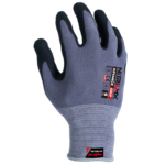 INXS N10818 Abrasion Resistant General Work Gloves, Micro-Foam Nitrile Dipped Grip Palm, Nylon Liner, 15 Gauge Nylon Shell Liner, Precise Handling for Wet/Dry/Oily Apparatus - Image 3