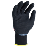 INXS N10824H General Work Gloves, Dual Layered Nitrile Dipped Coating, Sandy Nitrile Grip Palm, 18 Gauge Nylon Shell Liner, Precise Handling for Wet/Dry/Oily Components & Apparatus - Image 4