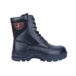 XYEHS Emergency Rescue Boots, Firefighter Puncture Resistant Safety Work Boots, Impact Resistant Toe Cap, Non-Slip Rubber Outsole & Fire Resistant Footwear