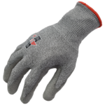 INXS T-32PU08 Cut Resistant Safety Work Gloves, Puncture Resistant, 13 Gauge Kniting with PU Coating on Palm, Hybrid Armorgard 10TEX, ANSI CUT A2, Lightweight