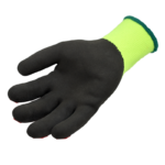 INXS TPRP004 High Visibility Cut & Impact Resistant Protective Work Gloves, Winter Thermal Cold Resistant Gloves, 3/4 Latex Coating, 10 Gauge Shell with Brushed Fleece Lining, Liquid & Water Resistant - Image 2