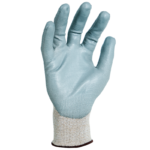 INXS V-2006 Cut Resistant Safety Work Gloves, Puncture Resistant, 18 Gauge HPPE/Basalt Liner with PU Coating on Palm, Hybrid Armorgard™ Volkanix Fiber, ANSI CUT A4, Light & Medium Cut Protection - Image 4