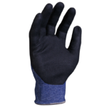INXS V-4003 ANSI CUT A3 Cut Resistant Safety Work Gloves, Puncture Resistant, 18 Gauge HPPE/Basalt Liner with Micro Foam Nitrile Coating on Palm, Hybrid Armorgard™ Volkanix Fiber - Image 4