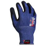 INXS V-4003 ANSI CUT A3 Cut Resistant Safety Work Gloves, Puncture Resistant, 18 Gauge HPPE/Basalt Liner with Micro Foam Nitrile Coating on Palm, Hybrid Armorgard™ Volkanix Fiber - Image 3