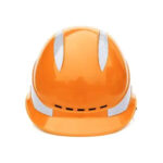 XYEHS Adjustable Safety Helmet With Reflective Decals, All Sides Vented Cap with Imported ABS Shell, Construction Hard Hat, Impact Resistant, Half Brim - Image 4