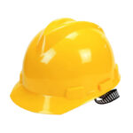 XYEHS V-Gard Safety Helmet, Construction Hard Hat Cap with Imported ABS Shell, Impact Protection, Half Brim Non-Vented, Adjustable Strap