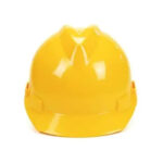 XYEHS V-Gard Safety Helmet, Construction Hard Hat Cap with Imported ABS Shell, Impact Protection, Half Brim Non-Vented, Adjustable Strap - Image 2