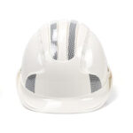 XYEHS Safety Work Helmet With Reflective Decals & Rain Trough, Top Vented Half Brim Cap with Imported ABS Shell, Impact Resistant, Adjustable Construction Hard Hat - Image 5