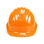 XYEHS Construction Adjustable Safety Helmet, Vented Hard Hat with Rain Through, Impact Resistant, Half Brim Cap with Imported ABS Shell, Push-on Button Adjustment - Image 3