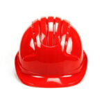 XYEHS Construction Adjustable Safety Helmet, Vented Hard Hat with Rain Through, Impact Resistant, Half Brim Cap with Imported ABS Shell, Push-on Button Adjustment - Image 4