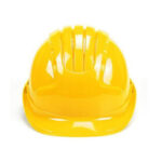 XYEHS Construction Adjustable Safety Helmet, Vented Hard Hat with Rain Through, Impact Resistant, Half Brim Cap with Imported ABS Shell, Push-on Button Adjustment - Image 2