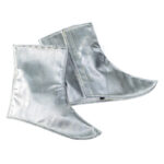 Blue Eagle AL5A Heat Resistant Aluminized Boots Covers, Fireproof Shoes Protector, Aluminium Foil Anti Thermal Radiation 1000 Degree Fireproof Flameproof Suit