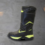 XYEHS Enhanced Fire Fighting Protective Boots, Firefighter Heat Resistant Rescue Safety Footwear, Non-Slip, Puncture Resistant, Waterproof Shoes - Image 2