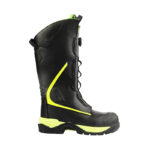 XYEHS Enhanced Fire Fighting Rescue Boots, Firefighter Jungle Heat Resistant Safety Footwear, Non-Slip, Impact Resistant, Waterproof, BOA Lacing System