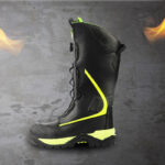 XYEHS Enhanced Fire Fighting Rescue Boots, Firefighter Jungle Heat Resistant Safety Footwear, Non-Slip, Impact Resistant, Waterproof, BOA Lacing System - Image 2