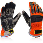 XYEHS Duty Extrication Rescue Gloves, Cut Resistant, Oil & Water Resistant With Reinforced Palm for Rappelling, Rope Rescue and Belaying