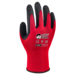 HANVO LA304 Abrasion Resistant General Work Gloves, Soft & High Dexterity Gardening Gloves, Wrinkled Latex Dipped Palm, 13 Gauge Polyester Shell, Great Grip