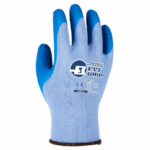 HANVO LB012 Abrasion Resistant General Work Gloves, Soft & High Dexterity Gardening Gloves, Wrinkled Latex Dipped Palm, 10 Gauge Polyester Shell, Great Grip