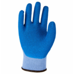 HANVO LB012 Abrasion Resistant General Work Gloves, Soft & High Dexterity Gardening Gloves, Wrinkled Latex Dipped Palm, 10 Gauge Polyester Shell, Great Grip - Image 2