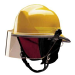 XYEHS LT1603 Firefighter Helmet, Rescue Anti-Impact Fire Fighter Protection Hard Hat, Heat-Resistant Hard Plastic Shell, 4" PC Face Screen, Aramid Shawl - Image 2