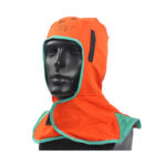 XYEHS 23-6690 Safety Hood Welding Helmet with Neck Shoulder Drape, Protective Work Cap Hat, Flame Retardant Cotton, Heat Resistant, Neck & Head All Round Protection